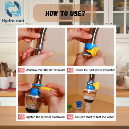 HYDRO ROOT FAUCET FILTER - ENHANCE YOUR TAP WATER QUALITY